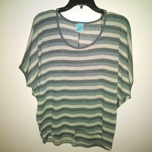 H.I.P. Womens Blouse Size: Large